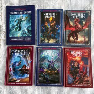 LOT - Dungeons & Dragons Young Adventurers Books - Dnd D&D Players Handbook